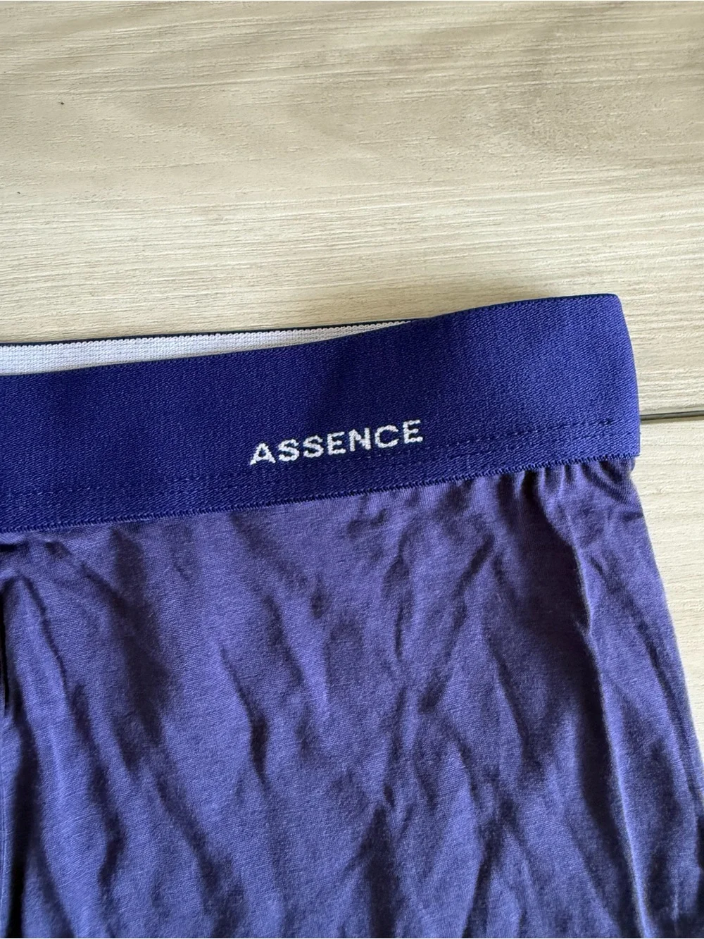Assence Dual Pouch Boxer Brief Purple XL NWOT